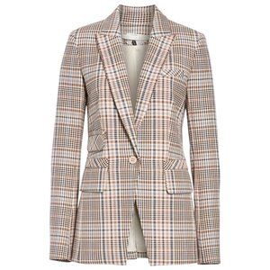 VERONICA BEARD Fuller Houndstooth Dickey Jacket Blazer 8